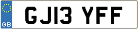 Truck License Plate